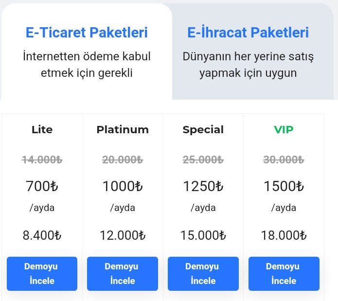 HAZIR E-TİCARET HİZMETLERİ 